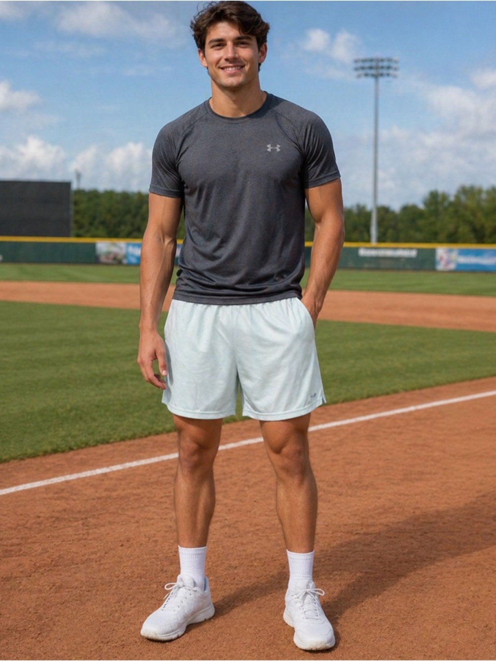 All in Motion Men’s mint mesh shorts